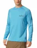 Men's UPF50+ Basic Raglan Long Sleeve Performance T Shirt 95% Polyester 5% Spandex Cool Dry Custom Printed Outdoor Fishing Shirt