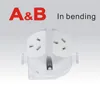 Australia Style Plug Base socket, White Single Socket Plug Base*