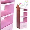 Popup Corrugated Paper Display Rack Temporary Retail Store Removable Header 3 Trays
