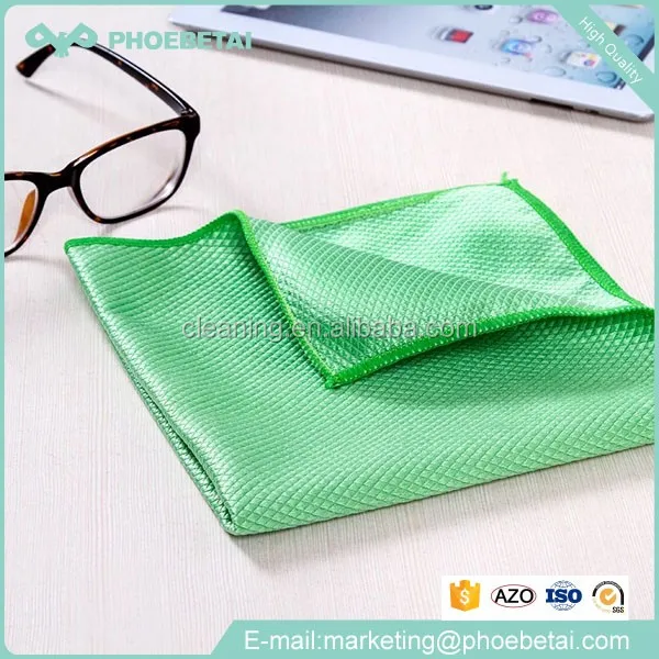 Custom Print Microfiber Polyester Polyamide Fabric Glasses Cleaning