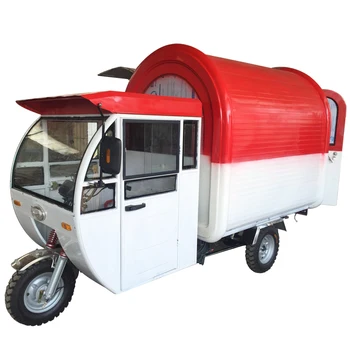 motorcycle ice cream cart