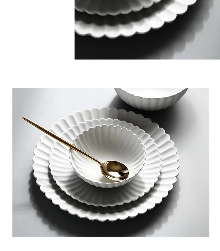 European style dinnerware ceramic black rectangle dinner plate with gold rim for restaurarnt