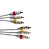 High Quality double shielded rca cable, 3 RCA TO 3 RCA Cable