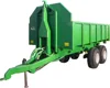 Tractor farm tipping trailer, dump trailer