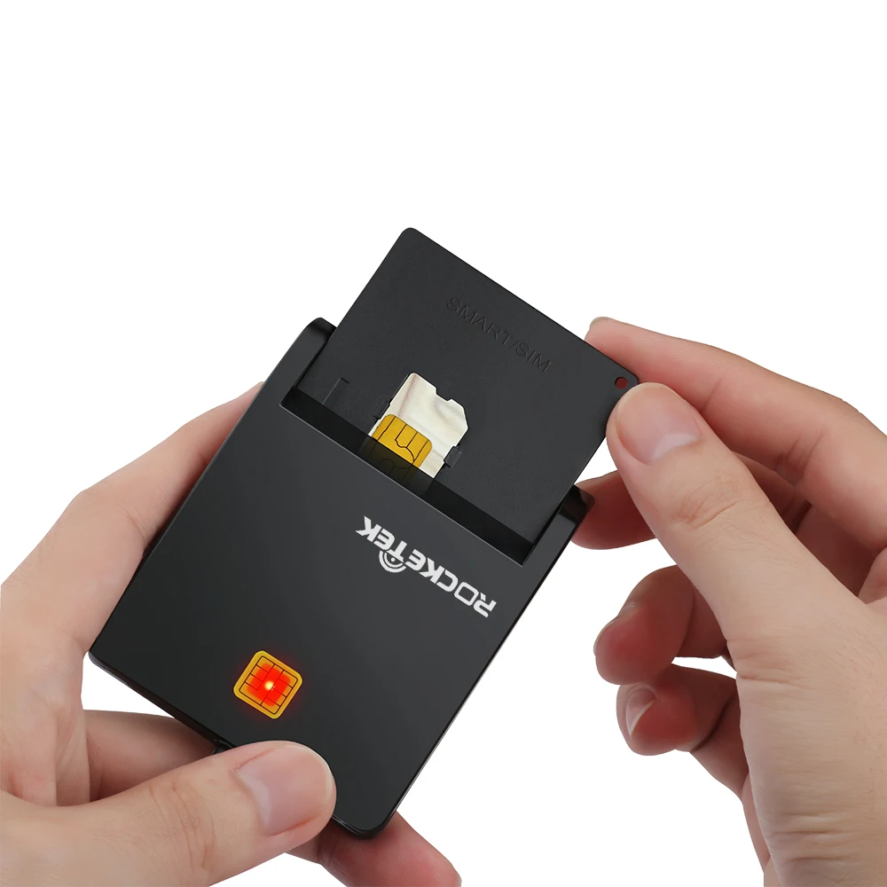 Rocketek Leitor De Cart o Inteligente Leitor De Cart o De Chip E Cac Leitor Comum De Acesso Iso 