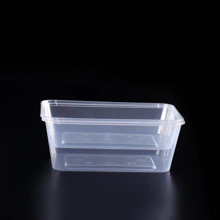 Square microwave plastic take away  lunch box