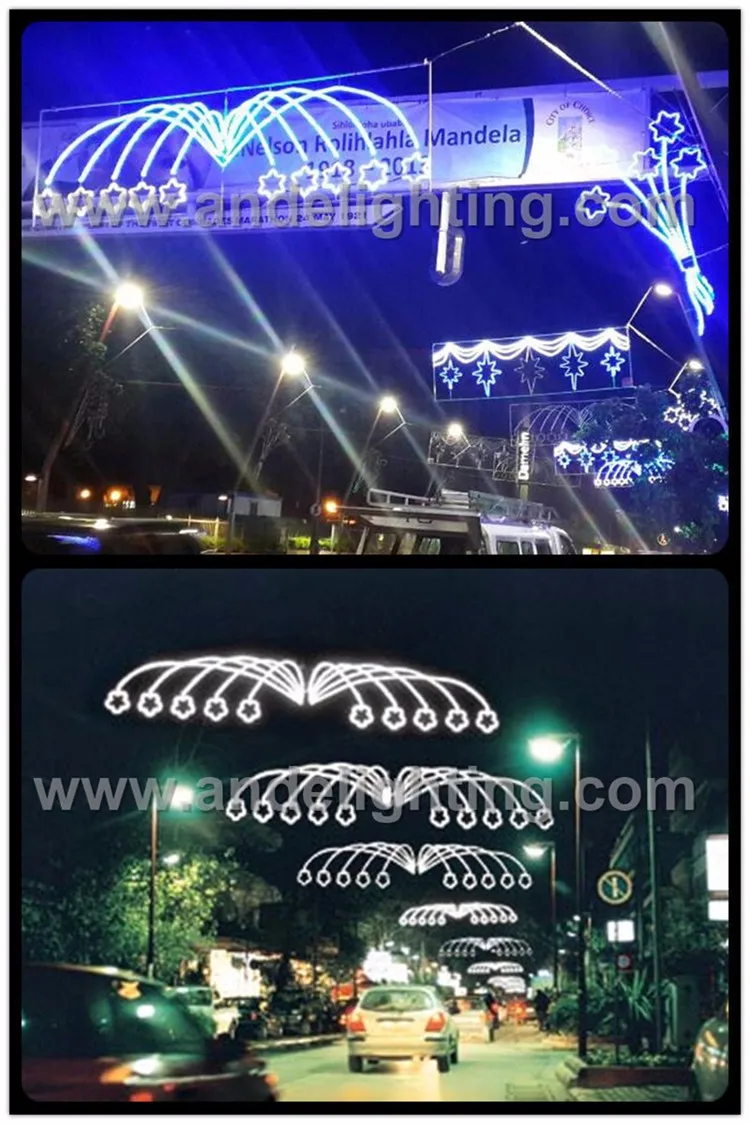 Outdoor Large Christmas Decoration Across Street Motif Lights Buy