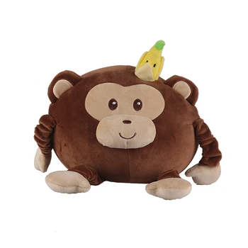 monkey with banana stuffed animal