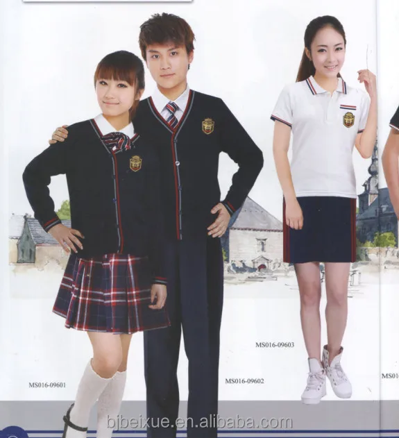 Colourful Private High School Uniforms For Autumn Buy High School