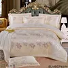 High quality combed cotton embroidery bedding sets Wedding bedding textiles