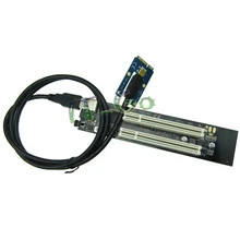 Mini PCIe To Dual PCI Expansion Card Optical Drive Bay Enclosure Installation