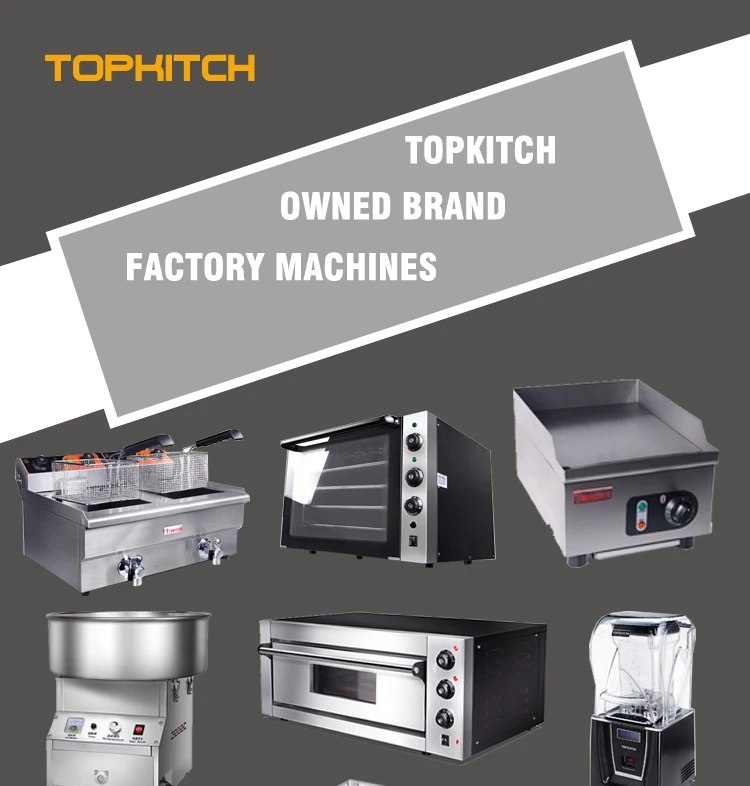 Aisi 304 Stainless Steel Industrial Design Electric Restaurant Kitchen