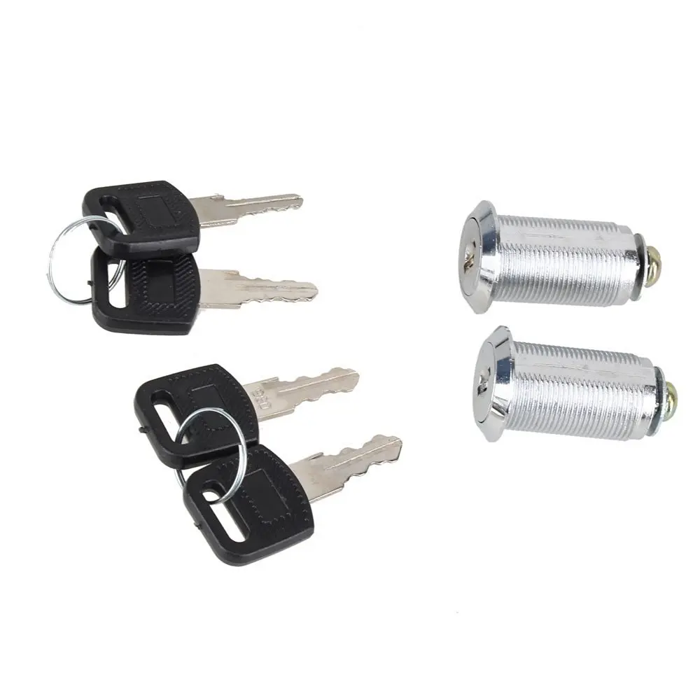 Locker, Ideaker Aluminium Alloy 30mm Cam Lock with Keys For Filing Cabinet Mailbox Drawer Cupboard Camlock Drawer Pack Of 2