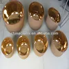 Chakra Tuned Set of 7 Solid Gold Frosted Quartz Crystal Singing Bowls CCB099