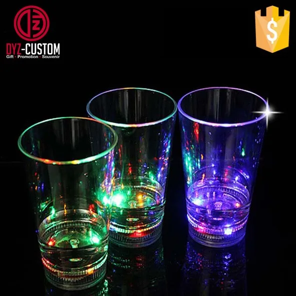 Liquid Activated Color Change Flashing Cup Plastic Light Up Drinking Glasses Buy Liquid