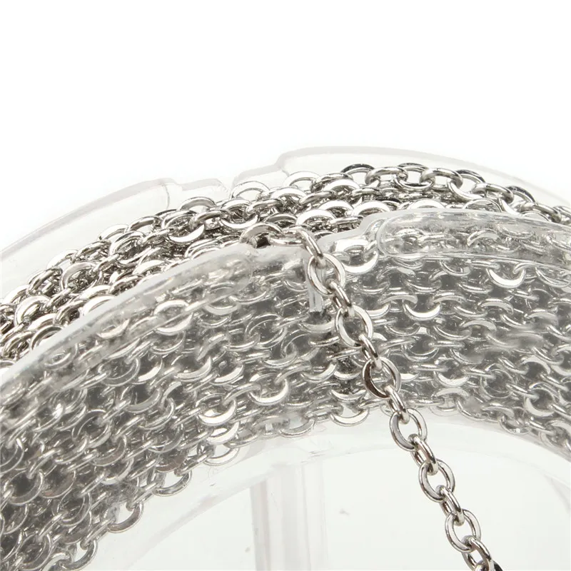 33 Ft Stainless Steel Roll Chain 1.5 Mm 10m Spool Cable Chain For ...