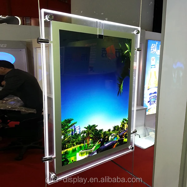 acrylic sheet double sided led light guide plate sign hanging led acrylic sheet for picture frames
