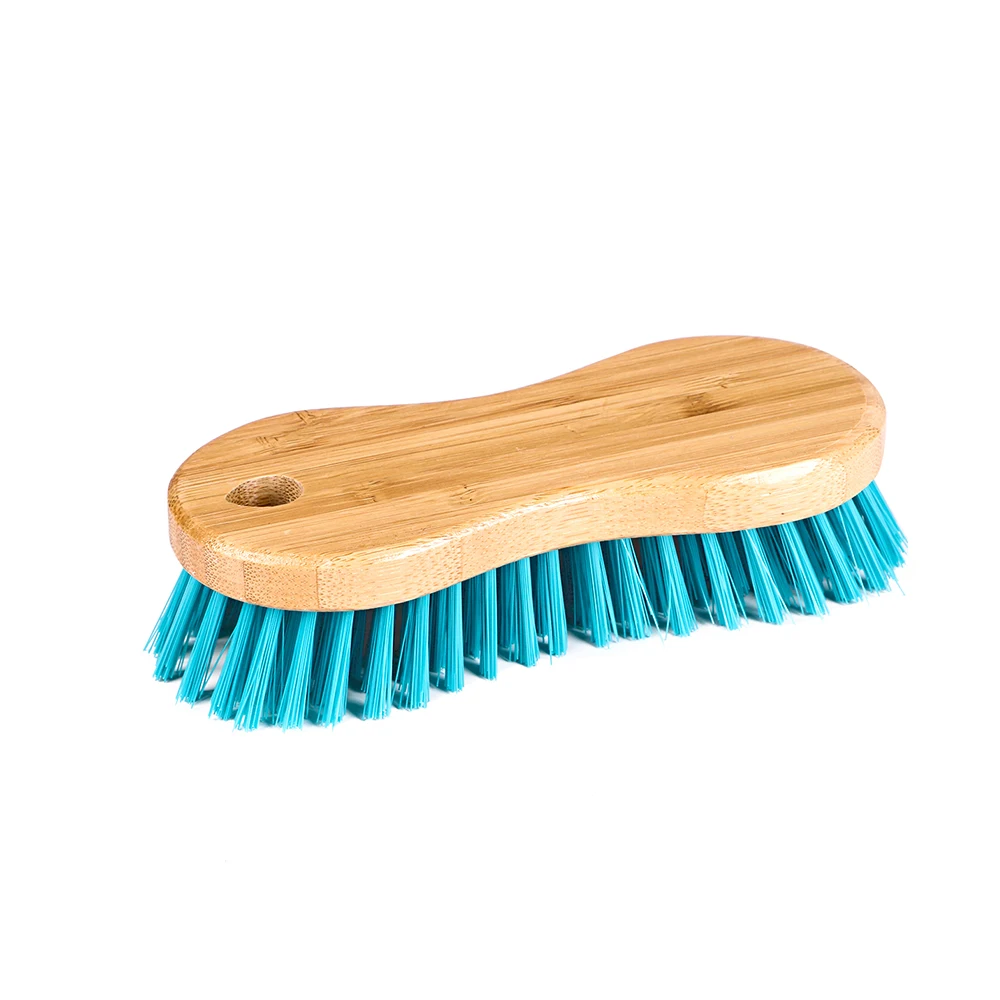 bamboo oval <strong>clean</strong>ing scrub brush for shoe bathroom kitchen home