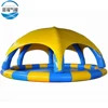 0.9mm durable PVC round inflatable indoor swimming pool with cover