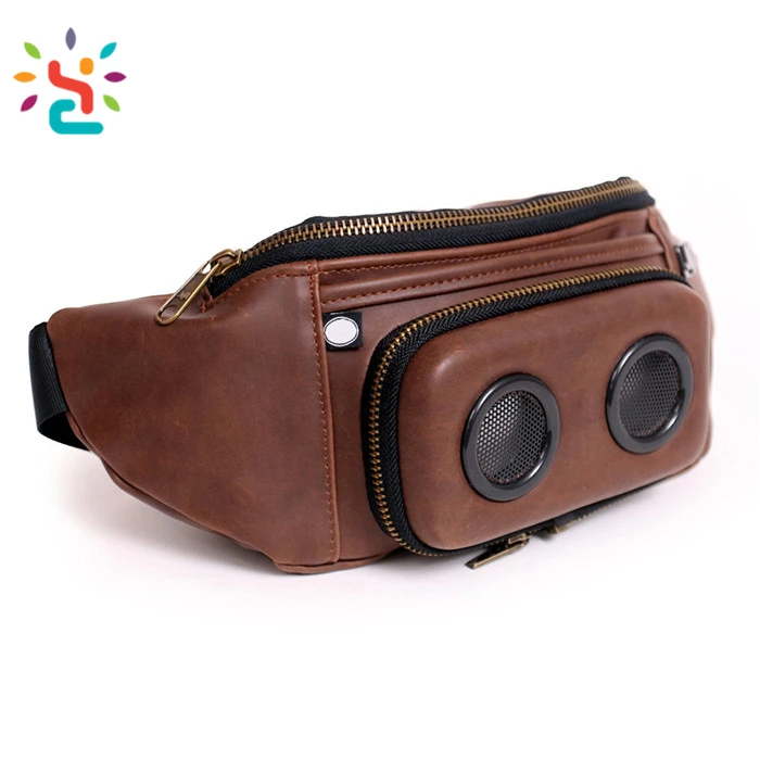 Fanny Pack With Built In Speakers For Smart Phone Water Resistant Usb