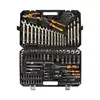 carbon steel/ CR-V108pcs hand tool set household tool set 1/2"1/4" Dr. Socket Set Car Repair Tools DIN standards