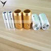 YIVIO DIY HIFI copper planted gold or sliver Solid Steel Speaker Video Audio Cable Wire Pants Boots coaxial y splitter
