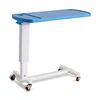 SKH046-2 Hospital Height Adjustable Overbed Table With Wheels
