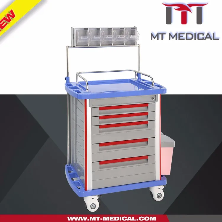 ABCDF MAT-2A, 2B China used hospital furniture anesthesia cart trolley supplier