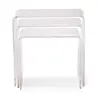 Acrylic small table for easy finishing, customizable hand-made transparent table MAKE IN CHINA