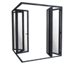 Australia standard double glass aluminum bi-folding doors