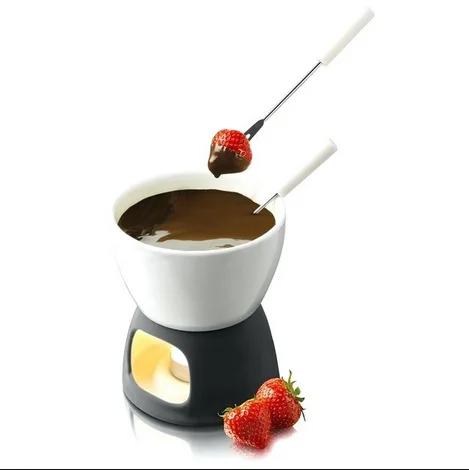 Melting Pot Silicone Steamer Basket Furnace Stainless Steel Milk Warmer Set  Fondue - AliExpress