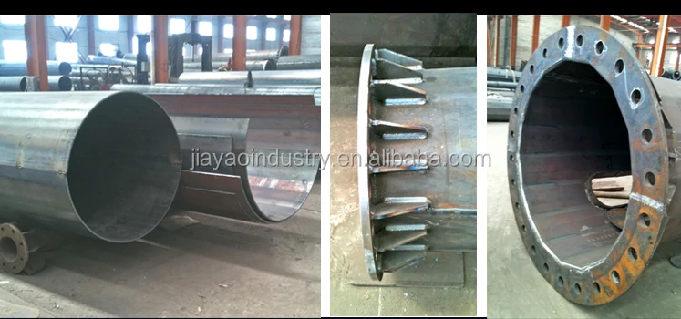 manufacturer 30m galvanized communication radio tower monopole