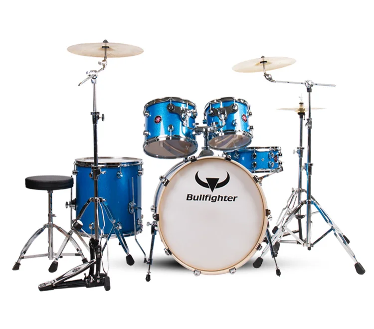 Bullfighter Wholesale custom  professional 5pcs PVC jazz drum set Musical Instrument