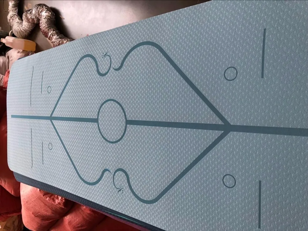 Durable Custom Print Laser Engraving Eco Friendly Gym 10mm Tpe Yoga Mat