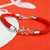 YFY002 wristband jewelry zodiac signs animal dog charms a bracelet women's red thread cuff bracelets for women