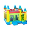 Airmyfun wholesale pvc custom kids white whale bounce house for wedding with wet slide