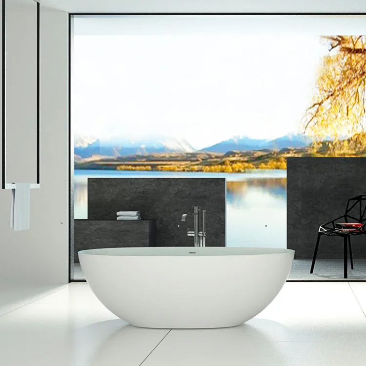 Sm8628 Freestanding Bath 1800mm,Very Nice Oval Hotel Tubs Composite