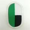 Products Low Cost Production High Quality Merrow Border For Clothing 75% Embroidery Transfers Custom Iron On Flock Patches