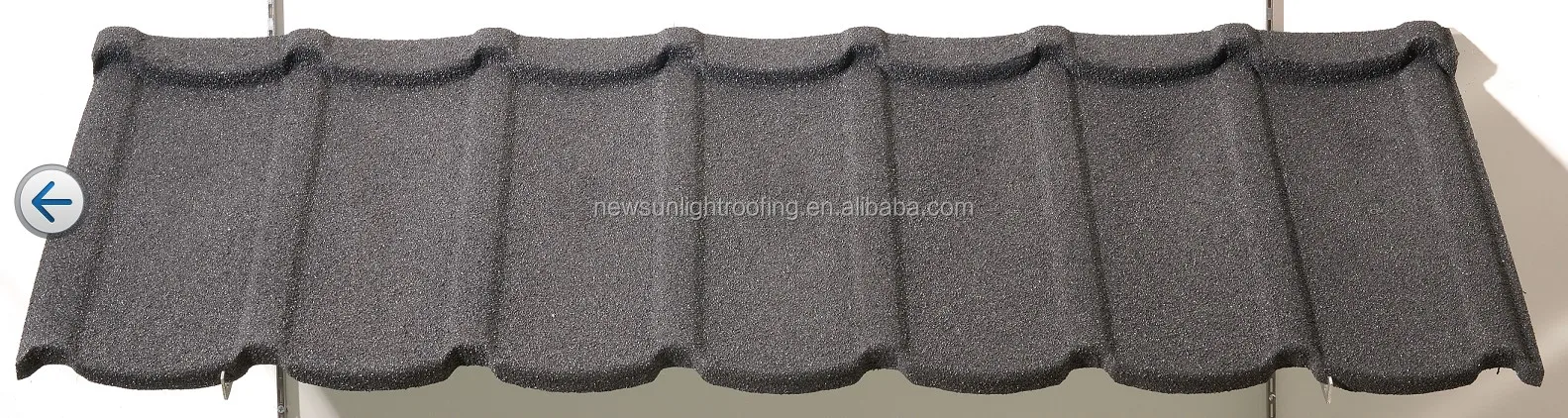 metal roofing sheets of guangzhou building material / stone coated metal roofing tiles