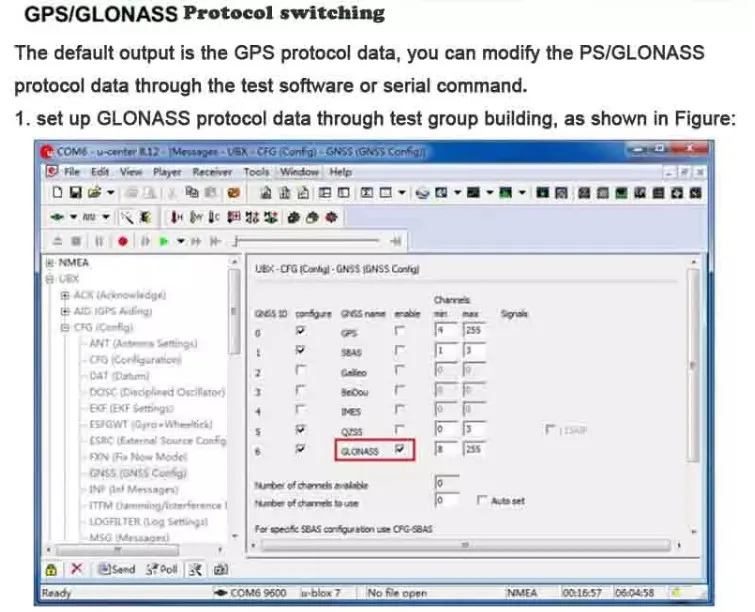 VK2828U7G5LF GPS Module with Antenna TTL 1-10Hz with FLASH Flight Control Model Aircraft FZ0517*5