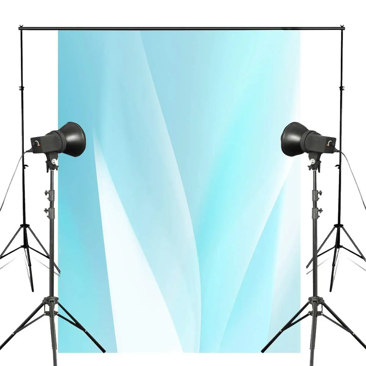 ERTIANANG 5x7ft Abstract Photography Backdrop Light Blue Background Art Photo Studio Backdrop Wall