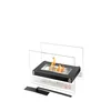 Free standing indoor moving bio fireplace table
