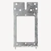 Australian Standard Construction Hardware Vertical & Horizontal Mounting Metal Plaster Electrical Bracket For Wall Switch