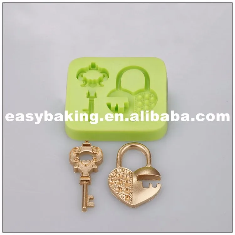 keys & love Lock silicone mold.jpg