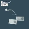 Silver Anti-interference desk top intercom , Window Two -way Intercom,public telephone