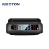 Riboton Smart Tire air leaking Alarming system windshield mini solar TPMS for Car SUV