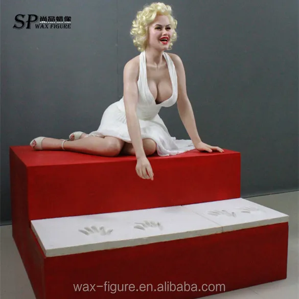 Playground Attraction Wax Figure Celebrity,Silicone Sculpture,Wax