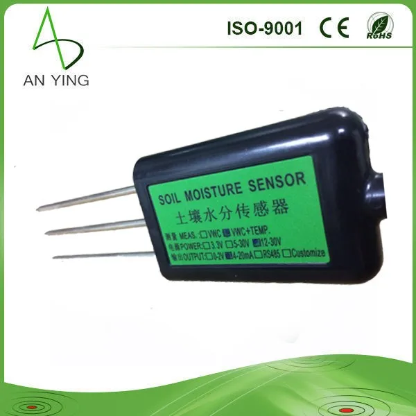 Highly Sensitive newest soil moisture meter, 4 20 ma/RS485 Output Soil Moisture Sensor