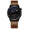 WJ-7657-3 Hot Selling Men Casual Simple Student Watch Genuine Belt Waterproof Quartz Watch Factory Direct sSales Wholesale
