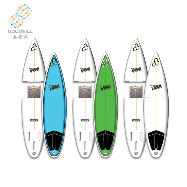 Bulk cheap gift usb pendrive hot sale Sport Surfboard USB Flash Drive with customized logo 1GB~64GB - ANKUX.COM